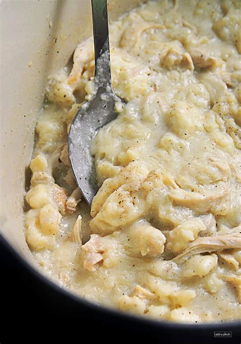 Chicken And Dumplings Add A Pinch