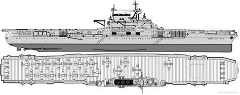 Uss Yorktown Lockheed Aircraft Carrier Battleship Cutaway Floor
