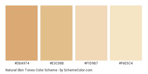 Colors For Skin Tone Skin Color Hexadecimal Color Natural Skin Tone