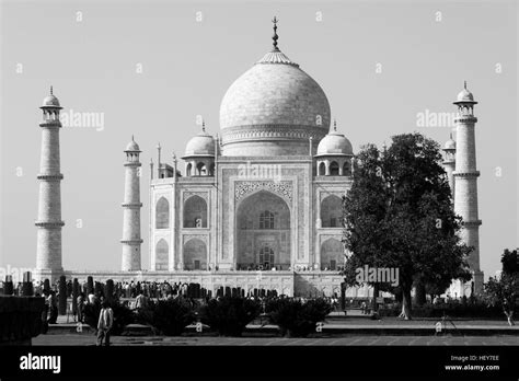 Taj Mahal Unesco World Heritage Site Agra India Stock Photo Alamy