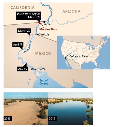 Colorado River Map Mexico
