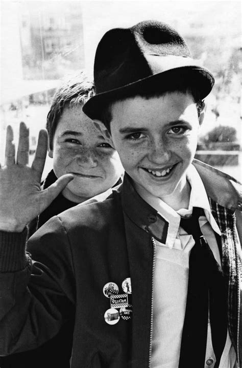 Two Young Ska 2tone Fans Waving Coventry Uk 1980 Soul Music