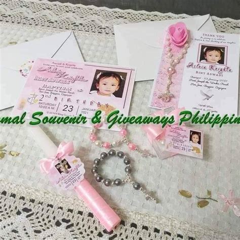 Baptismal Souvenir And Giveaways Philippines Taguig