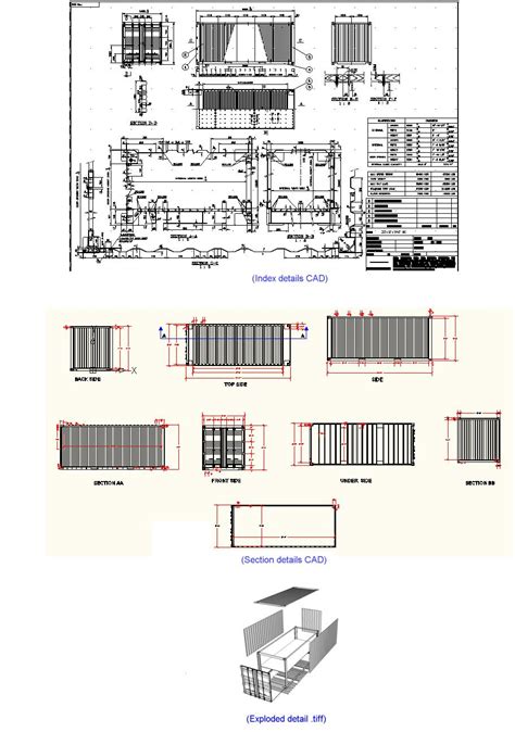 Iso Container Cad Drawing Lasopafrog
