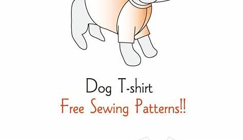 Dogtshirt Free Sewing Patterns | Dog sewing patterns, Dog clothes