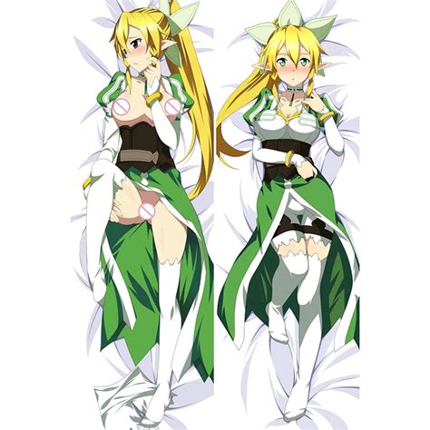 Hot Japanese Anime Decorative Hugging Body Pillow Cover Case Sword Art Online Double Sided