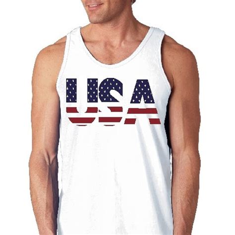 The Flag Shirt Usa American Flag Mens Tank Top