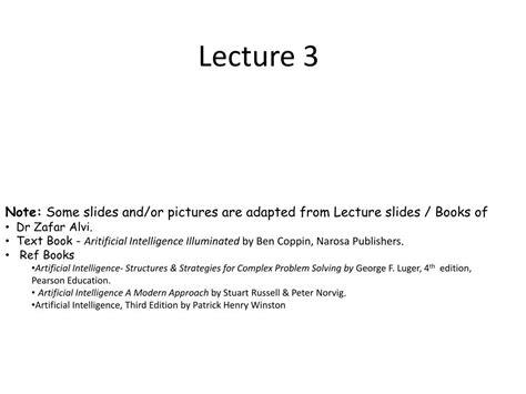 Ppt Lecture 3 Powerpoint Presentation Free Download Id5730983