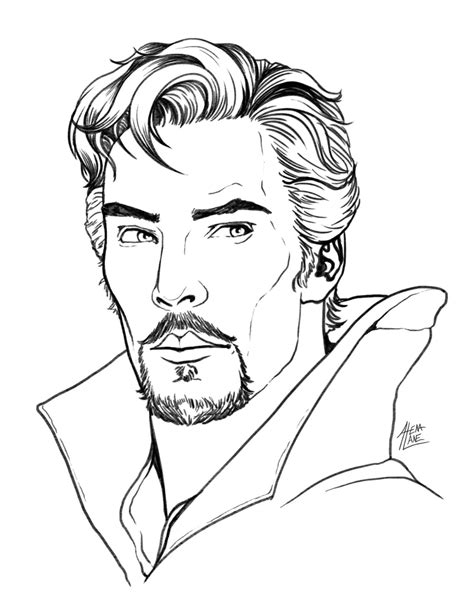 Doctor Strange Faces For Faces Art For Noregretsnotearsnoanxieties And