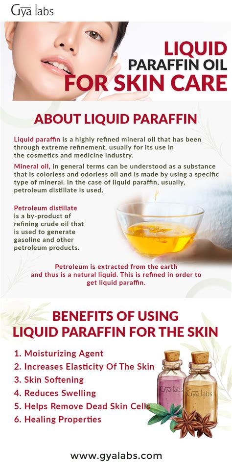 liquid paraffin oil for skin care uses and benefits