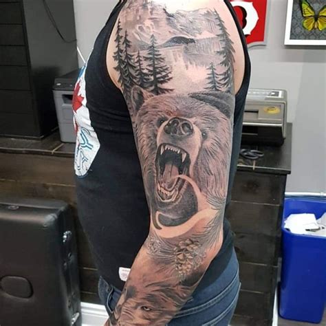 12 Best Grizzly Bear Tattoo Designs And Ideas Petpress Bear