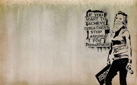 Banksy Graffiti On Quotes Quotesgram