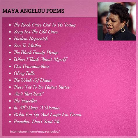 What Is Maya Angelou Most Famous Poem Infoupdate Org