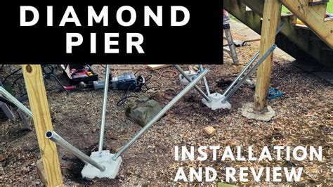 Diamond Pier Pin Foundation Installation And Review Youtube