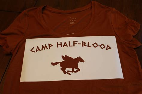 Boopcreate Percy Jackson Inspired Camp Half Blood T Shirt Tutorial