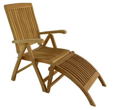 Teak Outdoor Dining Chair Marley Recliningfolding Arm Chair With