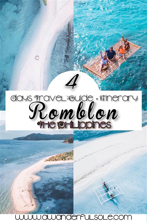 romblon 4 day itinerary travel guide budget 2023 travel tablas island travel guide