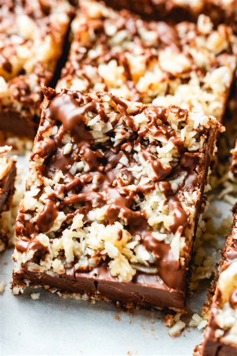 They're easy to make and are a definite crowd pleaser. No-Bake Peanut Butter Chocolate Coconut Bars | Coconut ...