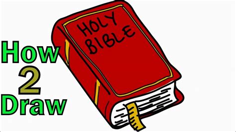How To Draw The Holy Bible Arts For Kids Youtube