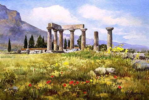 Stunning Watercolor Paintings Of Greece