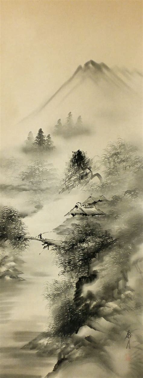 Japanese Landscape Drawing At Getdrawings Free Download
