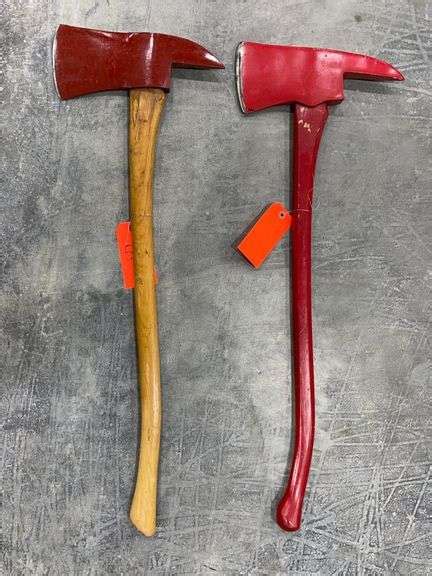 2 Vintage Firemans Axes Schneider Auctioneers Llc