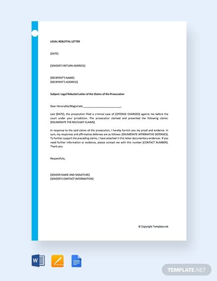 10 Effective Rebuttal Letter Samples Examples Writing Guidelines