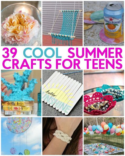 39 Great Teen Summer Crafts A Little Craft In Your Day Summer