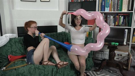 The Inflation Laboratory Dolly And Nora Stuff Obnoxious Horns With Balloons Mp4 720p