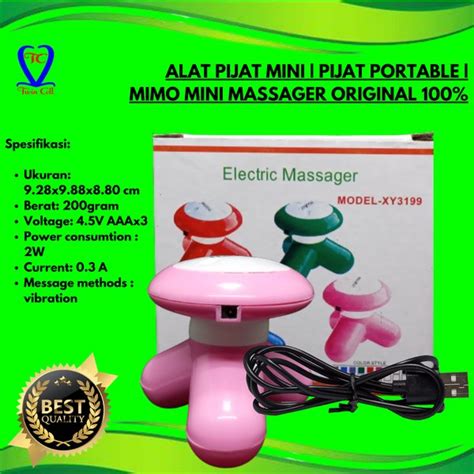 Jual Alat Pijat Mini Pijat Portable Mimo Mini Massager Original Di Lapak Twincell Bukalapak