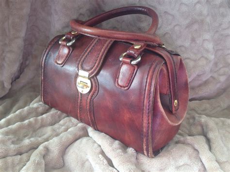 Vintage Brown Leather Doctor Bag Purse On Storenvy