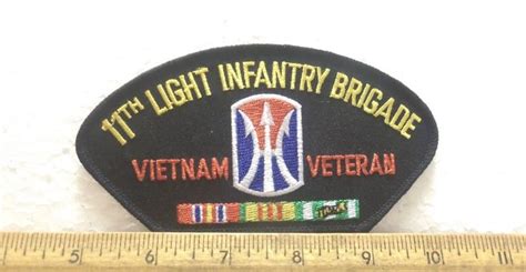 Us Army 11th Light Infantry Brigade Vietnam Veteran Embroidered Patch