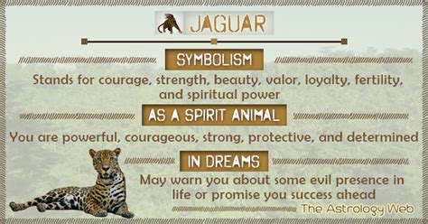 Jaguar Meaning And Symbolism The Astrology Web In 2020 Animal