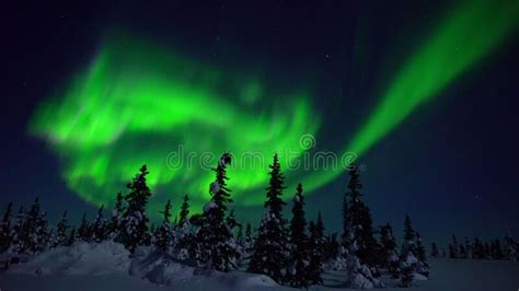 Aurora Borealis Northern Lights Night Solar Wind Alaska Polar