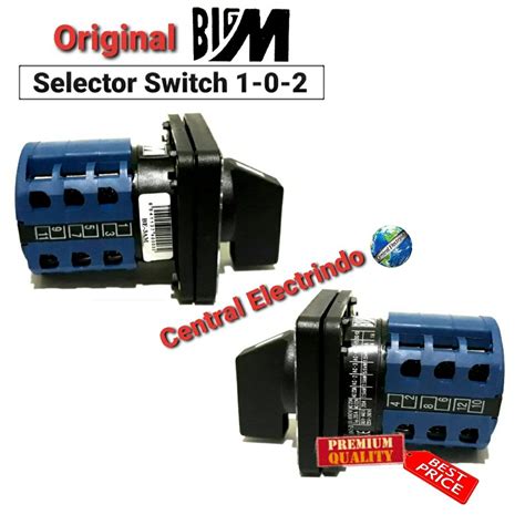 Jual Selector Switch Big M Manual Off Auto 3 Pole Di Lapak Central