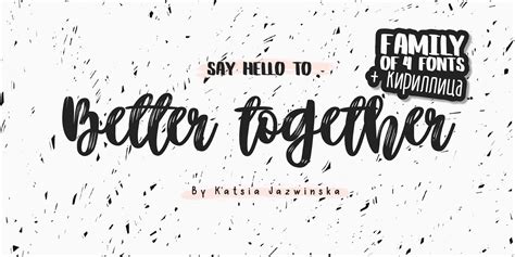 Better Together Script Font 1001 Free Fonts