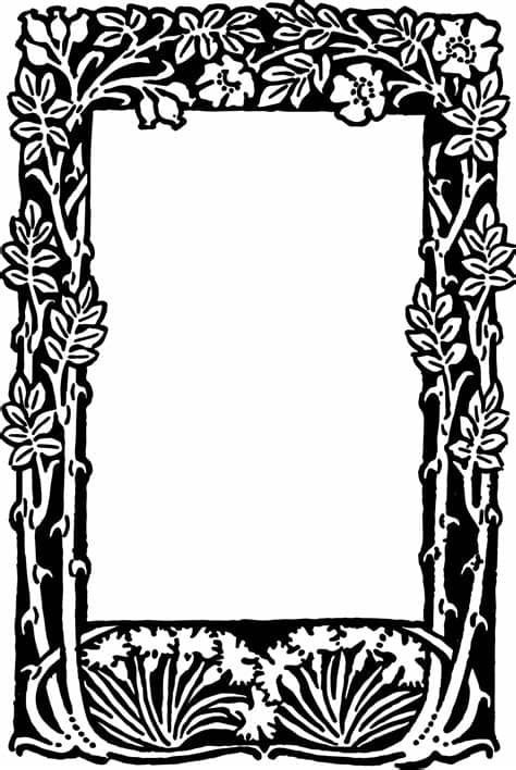 Free Vector - Floral Border Frame | Oh So Nifty Vintage ...