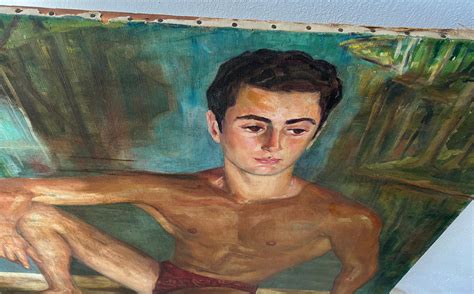 louise schacht nude man in bathing suit male nude in speedo gay art sex appeal for sale at