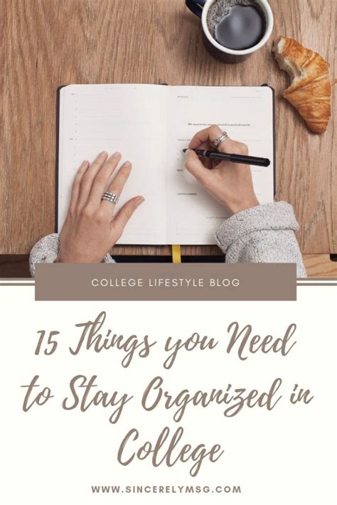 15 Things You Need To Stay Organized In College Sincerely Msg