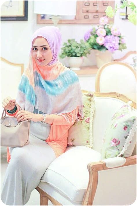 Pastel Dian Pelangi Moslem Fashion Modern Hijab Fashion Hijab