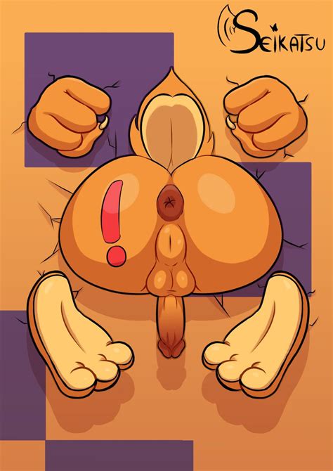 Rule 34 Anthro Anus Artist Logo Artist Name Artist Signature Asshole Bubsy Bubsy Series Cock