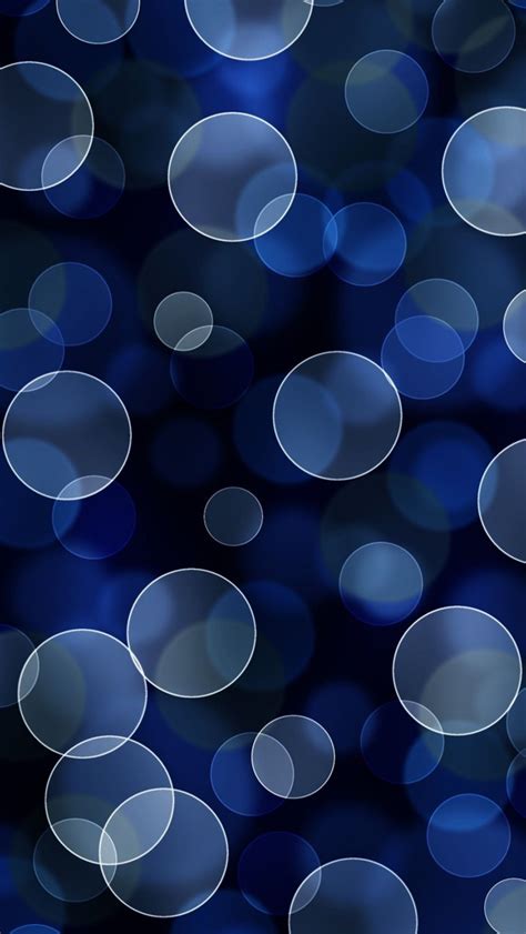 Patterns Bokeh Paints Blue Iphone Wallpapers Free Download