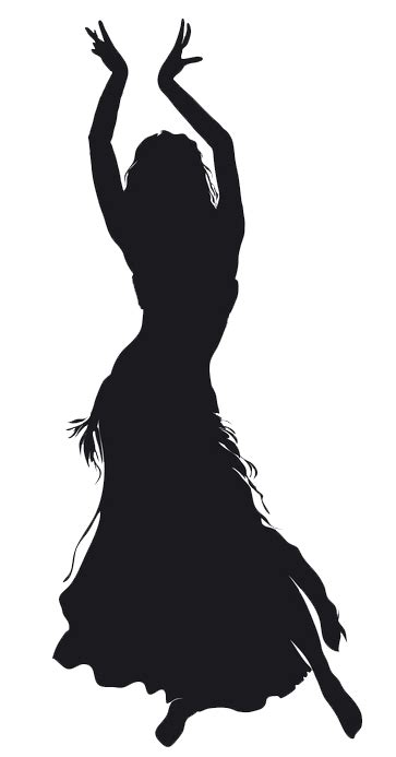 Belly Dance Silhouette Silhouette Png Download 363693 Free