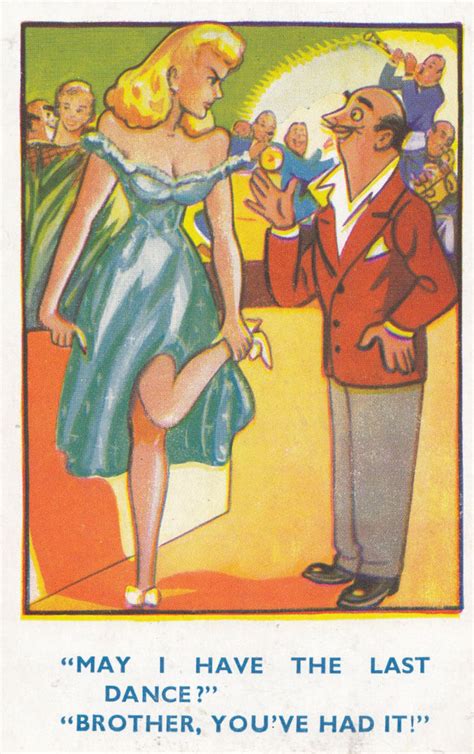 Incest Brother And Sister Dancing Old Comic Humour Postcard Topics