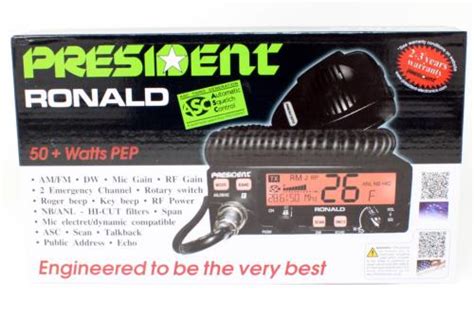 President Ronald Compact 50 Watt 10 Meter Radio