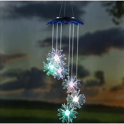 Plow And Hearth Solar Garden Mobile Wind Chime And Reviews Wayfair
