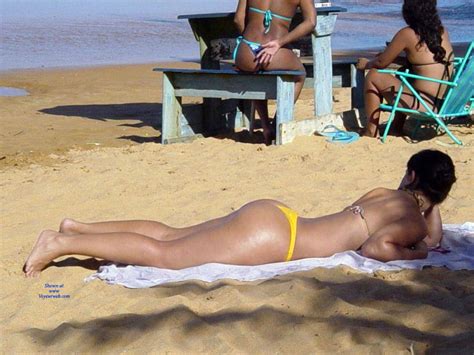 Yellow Bikini In Janga Beach Brazil April 2017 Voyeur Web