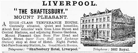 The Shaftesbury Hotel On Mount Pleasant Liverpool Mount Pleasant