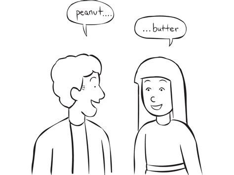 2 People Talking To Each Other Cartoon