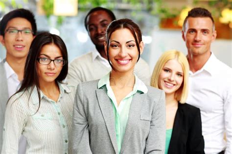 Happy Group Of Co Workers Stock Image Image Of Contemporary 41895605